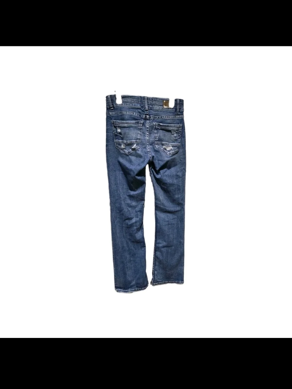 BKE Payton Straight Leg Distressed Jeans